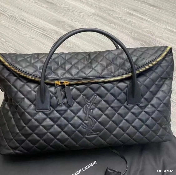 Repzbay REP QUILTED TRAVEL LEATHER BAG ES IN YSL GIANT 0730